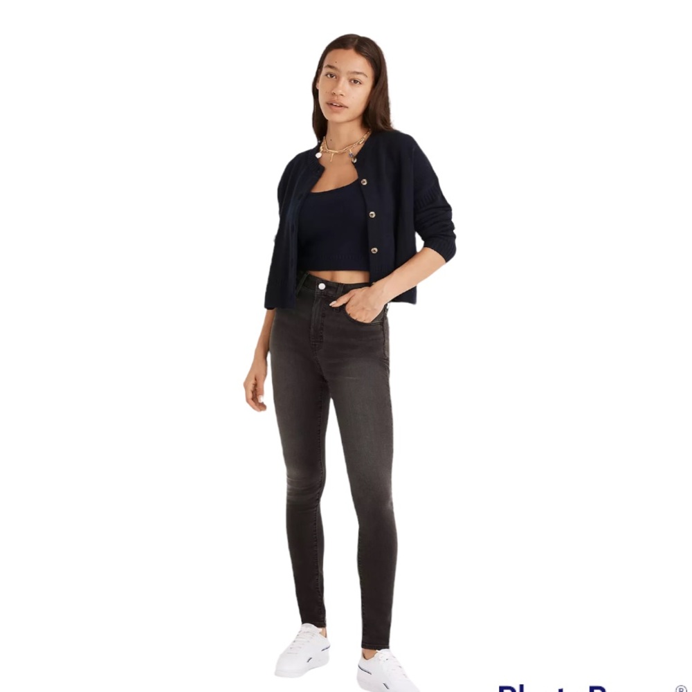 NEW Madewell Petite Curvy Roadtripper Supersoft Skinny Jeans
